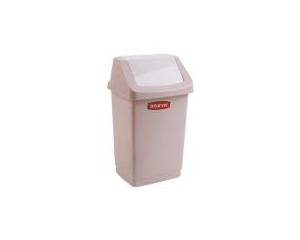 Atkritumu tvertne 15l, ar kustgu vku, plastmasas